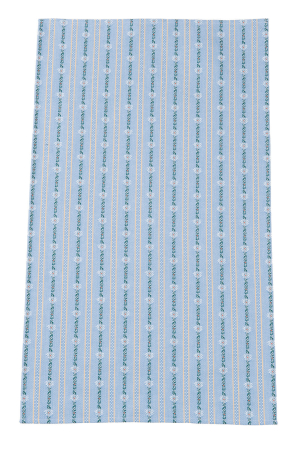 KULTSCHTOFF Küchentuch aus 100 % Baumwolle, Jacquardgewebt in Vollzwirnqualität, Original Edelweiss-Stoff, hellblau, 50x85 cm, Swiss Made, saugfähig und langlebig